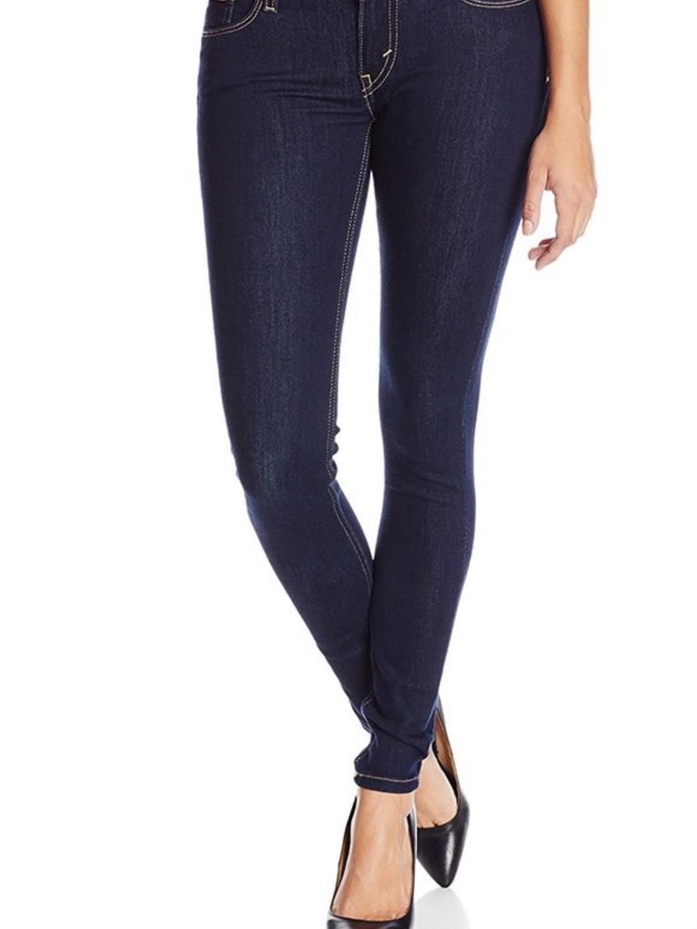 Levi's 535 Deep Indigo Super Skinny Jeans size 24